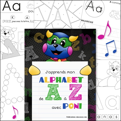 Tlchargement-Japprends mon alphabet de A  Z avec  Poni