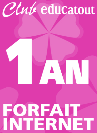 Club educatout FORFAIT INTERNET 1 an