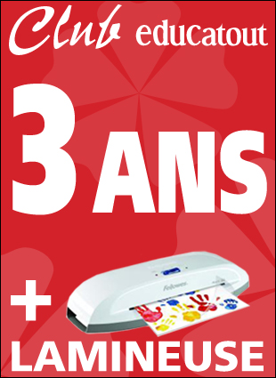 Club educatout forfait th�matique 3 ans+lamineuse