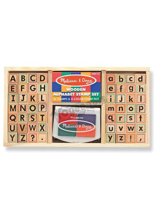 �tampes 56  lettres de l'alphabeth et tampon encreur
