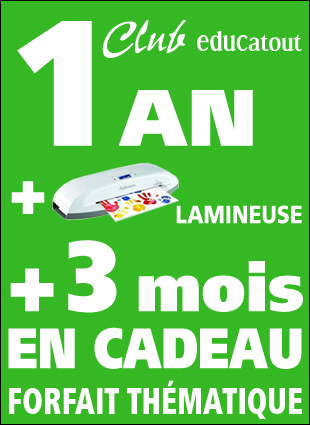 Club educatout forfait th�matique 1 an+3mois+lamineuse
