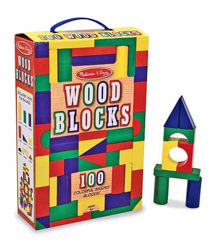 100 wood blocks