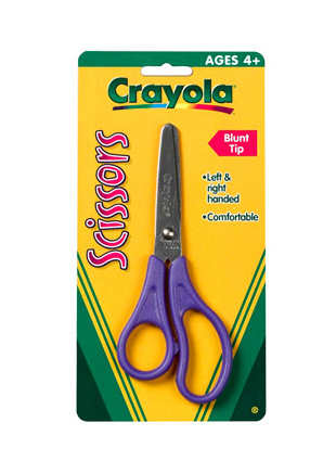 Ciseaux crayola � bouts ronds<br>3 paires
