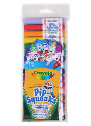 Marqueurs pip-squeaks crayola<br>Pour les petites mains