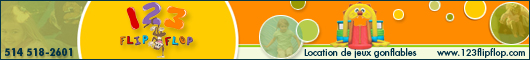 Location de jeux gonflables 123 Flip Flop