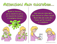 Attention les microbes - Hygiène corporelle Attention les microbes - Hygiène corporelle