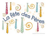 Banderole-La fête des Pères petit Banderole-La fête des Pères petit