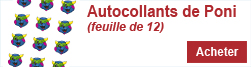 Autocollants de Poni