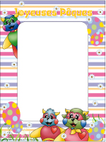 Cadre - Poni - couleur - P&acirc;ques