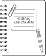 Cahier - souvenirs