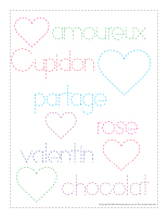 Cahier d’écriture-La Saint-Valentin Cahier d’écriture-La Saint-Valentin