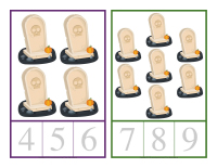Carte à compter-L'Halloween-3 Carte à compter-L'Halloween-3
