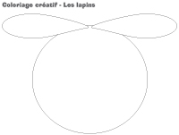 Coloriage créatif - Les lapins Coloriage créatif - Les lapins