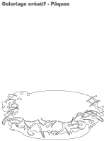 Coloriage créatif - Pâques Coloriage créatif - Pâques