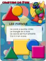 Comptine de Poni - Les formes