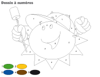 Dessin à Numéros - L'été Dessin à Numéros - L'été