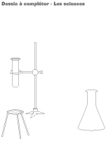 Dessin &agrave; compl&eacute;ter - Les sciences