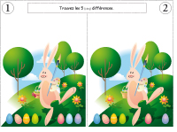 Différences - Pâques Différences - Pâques