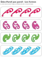 &Eacute;duc-Pareil-pas-pareil - Les formes