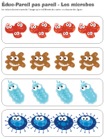 Éduc-pareils pas pareil-Les microbes Éduc-pareils pas pareil-Les microbes