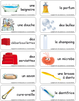 Étiquettes-mots - Les microbes Étiquettes-mots - Les microbes