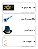 Étiquettes-mots géants-Bonne année 2014 Étiquettes-mots géants-Bonne année 2014