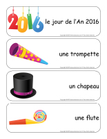Étiquettes-mots géants-Bonne année 2016 Étiquettes-mots géants-Bonne année 2016