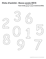 Fiches d'activité-Bonne année 2015 Fiches d'activité-Bonne année 2015