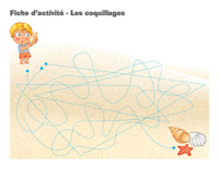 Fiches d'activit&eacute;-Les coquillages