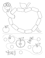 Fiches &eacute;duca-nouilles-Les pommes