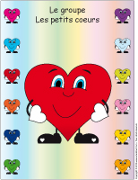 Identification de groupe-Les petits coeurs