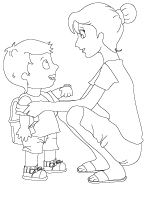 Images à colorier - La fête des Mères Images à colorier - La fête des Mères