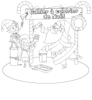 Images à colorier-Cahier de Noël Images à colorier-Cahier de Noël