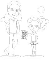 Images à colorier-La fête des Pères Images à colorier-La fête des Pères