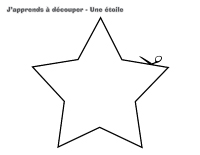 J'apprends &agrave; d&eacute;couper-Une &eacute;toile