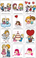 Jeu d'images - La Saint-Valentin Jeu d'images - La Saint-Valentin