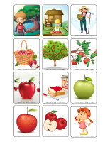 Jeu d'images-Les pommes