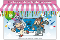 Kiosque - Le lancer de la boule de neige