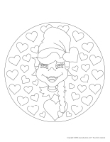 Mandalas-Les lutins de la Saint-Valentin