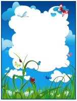 Papier à lettres - le printemps Papier à lettres - le printemps