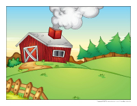 Sc&egrave;ne de la ferme de P&acirc;ques