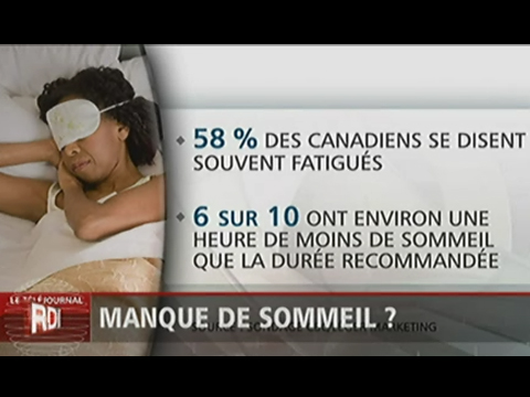 32% des Canadiens souffrent du trouble du sommeil