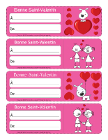 Valentin-Valentine, nb ou couleur Valentin-Valentine, nb ou couleur