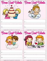 Valentin&ndash;Valentine, noir et blanc ou couleur