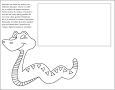 serpent a sonnettes ouvrir bricolage serpent a sonnettes imprimez une ...