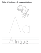 J&rsquo;explore la lettre &laquo;&nbsp;A&nbsp;&raquo;, comme Afrique
