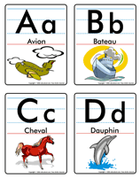 Jeu d'images - L'alphabet