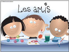 Affiche th&eacute;matique - Les Amis
