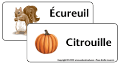Ouvrir &eacute;tiquettes-mots &ndash; L&rsquo;automne