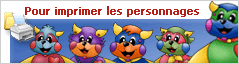 Imprimez les personnages